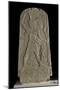 Stèle du dieu Baal au foudre-null-Mounted Giclee Print