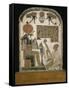 Stèle du harpiste Djedkhonsouioufankh adorant le dieu Rê-Horakhty-null-Framed Stretched Canvas