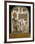 Stèle du harpiste Djedkhonsouioufankh adorant le dieu Rê-Horakhty-null-Framed Giclee Print