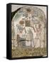 Stèle du prêtre Padiiset offrant l'encens au dieu Rê-Horakhty-null-Framed Stretched Canvas