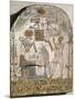 Stèle du prêtre Padiiset offrant l'encens au dieu Rê-Horakhty-null-Mounted Giclee Print
