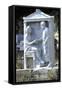 Stele in the Kerameikos Cemetery, Athens, Greece-null-Framed Stretched Canvas