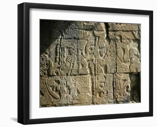 Stele Number 1 Showing a Depiction of a Scene of Investiture-null-Framed Giclee Print