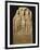 Stele of M. Cocceio Superiano Depicting a Woman Between Two Lares, Guarantors of Iustae Nuptiae-null-Framed Giclee Print