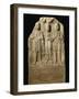 Stele of M. Cocceio Superiano Depicting Woman Between Two Lares-null-Framed Giclee Print