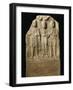 Stele of M. Cocceio Superiano Depicting Woman Between Two Lares-null-Framed Giclee Print