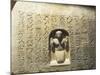 Stele of Royal Son Imiuret, in Honor of Sun God Ra, from Heliopolis-null-Mounted Giclee Print