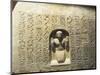Stele of Royal Son Imiuret, in Honor of Sun God Ra, from Heliopolis-null-Mounted Giclee Print