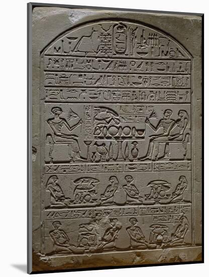 Stele of Sembi, Prison Scribe-null-Mounted Giclee Print