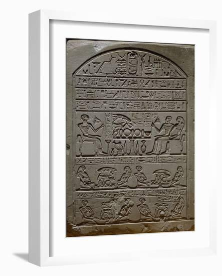 Stele of Sembi, Prison Scribe-null-Framed Giclee Print