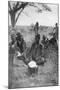 Stella Court Treatt Tending a Sick Baby, Bulawayo to Dett, Southern Rhodesia, C1924-C1925-Thomas A Glover-Mounted Giclee Print