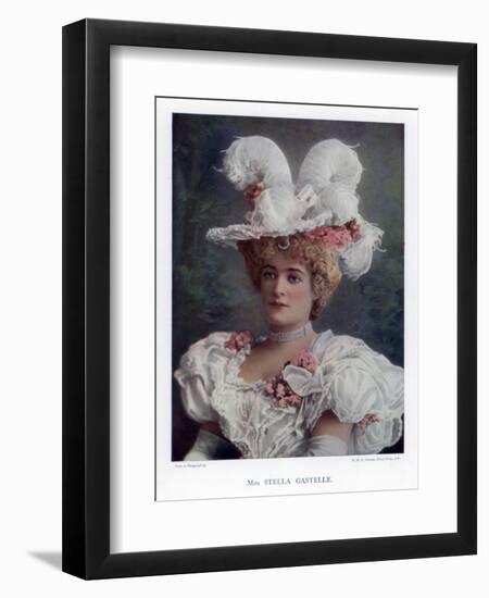 Stella Gastelle, Actress, 1901-W&d Downey-Framed Giclee Print