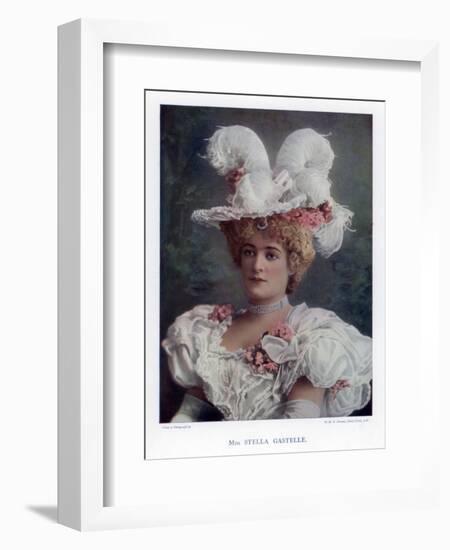 Stella Gastelle, Actress, 1901-W&d Downey-Framed Giclee Print