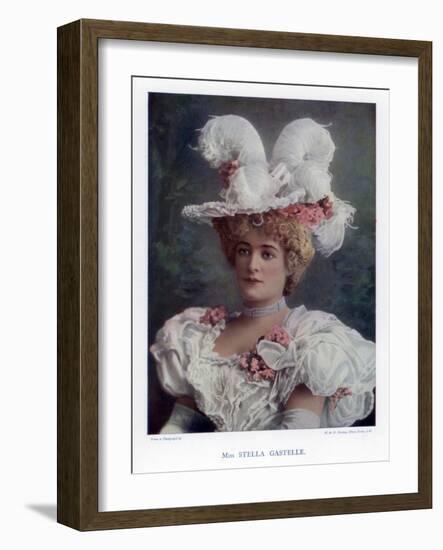 Stella Gastelle, Actress, 1901-W&d Downey-Framed Giclee Print