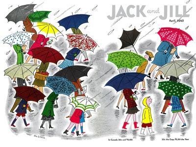 Umbrellas - Jack and Jill, April 1945