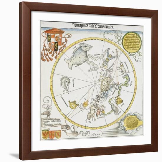 Stellar Map of the Southern Sky, 1515-Albrecht Dürer-Framed Giclee Print