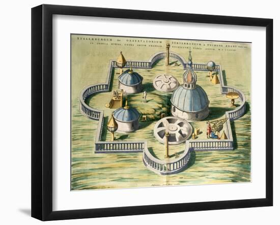 Stellebourg Observatory and Instruments-Joan Blaeu-Framed Giclee Print