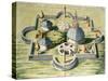 Stellebourg Observatory and Instruments-Joan Blaeu-Stretched Canvas