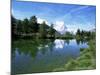 Stellisee and Matterhorn, 4478M, Valais, Swiss Alps, Switzerland-Hans Peter Merten-Mounted Photographic Print