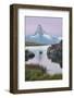 Stellisee, Matterhorn, Zermatt, Valais, Switzerland-Rainer Mirau-Framed Photographic Print