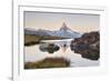 Stellisee, Matterhorn, Zermatt, Valais, Switzerland-Rainer Mirau-Framed Photographic Print