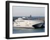 Stena Line 'Sea Lynx' Trimaran, Dieppe Harbour, France-Ian Griffiths-Framed Photographic Print