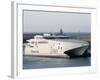 Stena Line 'Sea Lynx' Trimaran, Dieppe Harbour, France-Ian Griffiths-Framed Photographic Print