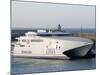 Stena Line 'Sea Lynx' Trimaran, Dieppe Harbour, France-Ian Griffiths-Mounted Photographic Print