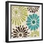 Stencil Flowers I-N. Harbick-Framed Art Print