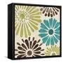 Stencil Flowers I-N. Harbick-Framed Stretched Canvas