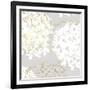 Stencil In Bloom I-Myriam Tebbakha-Framed Giclee Print