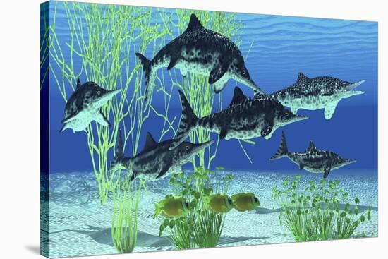 Stenopterygius Is an Extinct Icthyosaur from the Jurassic Age of Europe-null-Stretched Canvas