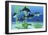 Stenopterygius Is an Extinct Icthyosaur from the Jurassic Age of Europe-null-Framed Premium Giclee Print