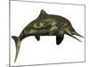 Stenopterygius Was an Icthyosaur from the Jurassic Perio-null-Mounted Art Print