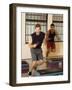 Step Aerobics Class-null-Framed Photographic Print