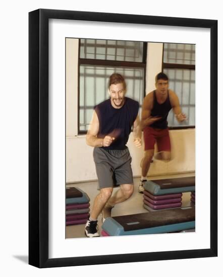 Step Aerobics Class-null-Framed Photographic Print