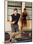 Step Aerobics Class-null-Mounted Photographic Print