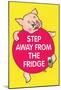 Step Away from the Fridge Pig Funny Poster-null-Mounted Poster