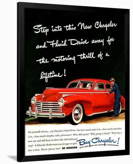 Step Into This New Chrysler-null-Framed Premium Giclee Print