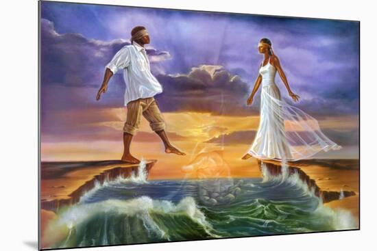 Step Out on Faith-Kevin A^ Williams-Mounted Art Print