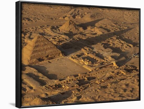 Step Pyramid of Djoser, Saqqara, Old Kingdom, Egypt-Kenneth Garrett-Framed Photographic Print