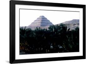 Step Pyramid of King Djoser Behind the Niles Flood Plain, Saqqara, Egypt, 3rd Dynasty, C2600 Bc-Imhotep-Framed Photographic Print