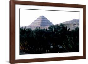 Step Pyramid of King Djoser Behind the Niles Flood Plain, Saqqara, Egypt, 3rd Dynasty, C2600 Bc-Imhotep-Framed Photographic Print