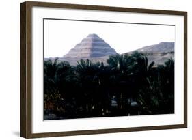 Step Pyramid of King Djoser Behind the Niles Flood Plain, Saqqara, Egypt, 3rd Dynasty, C2600 Bc-Imhotep-Framed Photographic Print