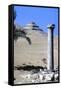 Step Pyramid of King Djoser (Zozer) Behind Ruins of Temple, Saqqara, Egypt, C2600 Bc-Imhotep-Framed Stretched Canvas