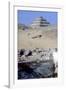 Step Pyramid of King Djoser (Zozer) Behind Ruins of Temple, Saqqara, Egypt, C2600 Bc-Imhotep-Framed Photographic Print