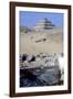 Step Pyramid of King Djoser (Zozer) Behind Ruins of Temple, Saqqara, Egypt, C2600 Bc-Imhotep-Framed Photographic Print