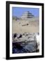 Step Pyramid of King Djoser (Zozer) Behind Ruins of Temple, Saqqara, Egypt, C2600 Bc-Imhotep-Framed Photographic Print