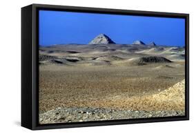 Step Pyramid of King Djoser (Zozer) in the Distance, Saqqara, Egypt, 3rd Dynasty, C2600 Bc-Imhotep-Framed Stretched Canvas