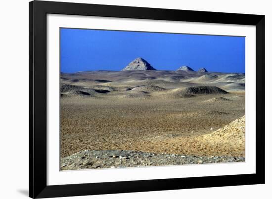 Step Pyramid of King Djoser (Zozer) in the Distance, Saqqara, Egypt, 3rd Dynasty, C2600 Bc-Imhotep-Framed Photographic Print